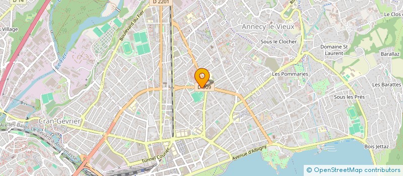 localisation de l'entreprise MADAME JADE MERCIER  ANNECY