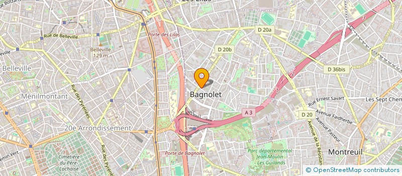 localisation de l'entreprise MADAME JADE MICHAUT à BAGNOLET