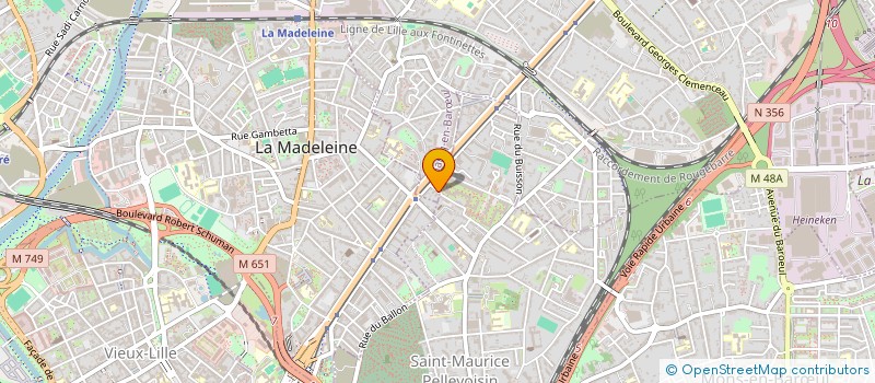 localisation de l'entreprise MADAME JADE NIVESSE à MARCQ-EN-BARŒUL