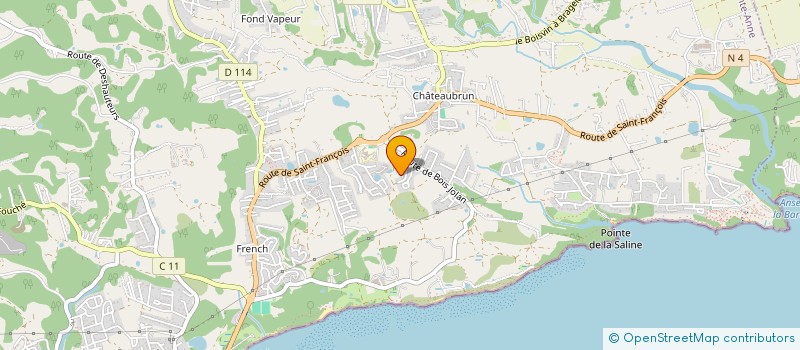 localisation de l'entreprise MADAME JADE OBGARTEL  SAINTE-ANNE