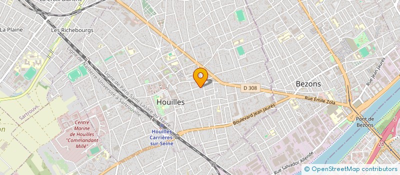 localisation de l'entreprise MADAME JADE ORIBES  HOUILLES