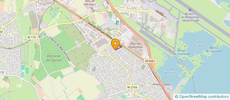 localisation de l'entreprise MADAME JADE PAQUET  PEROLS