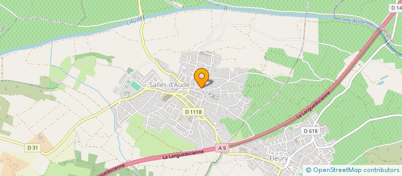 localisation de l'entreprise MADAME JADE PELLIZZARO  SALLES-D'AUDE