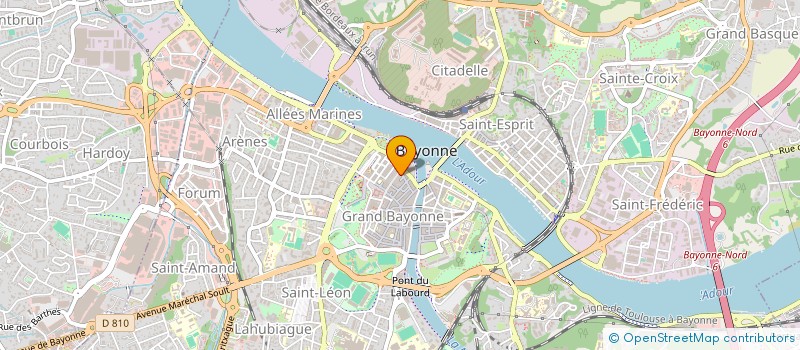 localisation de l'entreprise MADAME JADE PETIT  BAYONNE