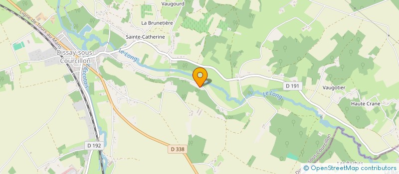 localisation de l'entreprise MADAME JADE POISLANE  DISSAY-SOUS-COURCILLON