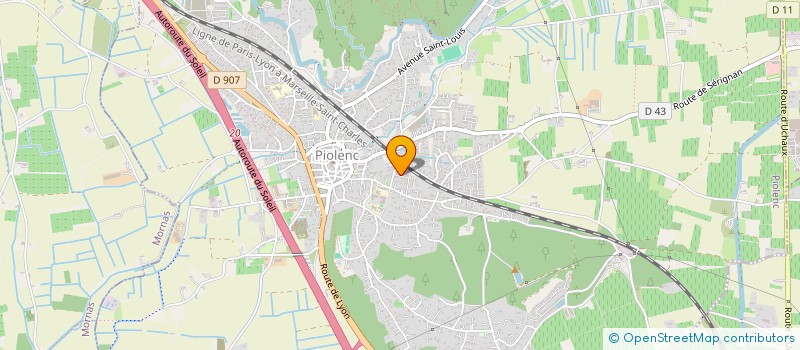 localisation de l'entreprise MADAME JADE QUIBLIER  PIOLENC