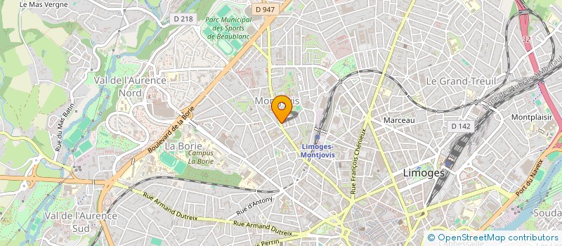 localisation de l'entreprise MADAME JADE RAMADOUR à LIMOGES