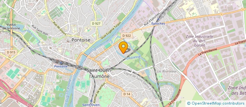 localisation de l'entreprise MADAME JADE RAMBAUD à SAINT-OUEN-L'AUMONE