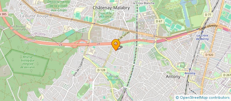 localisation de l'entreprise MADAME JADE RAVELOSON à ANTONY