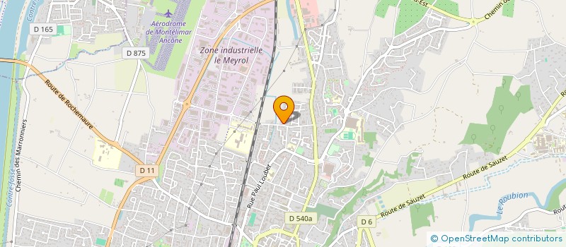 localisation de l'entreprise MADAME JADE RIBIERE  MONTELIMAR