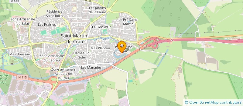 localisation de l'entreprise MADAME JADE RICHARD à SAINT-MARTIN-DE-CRAU