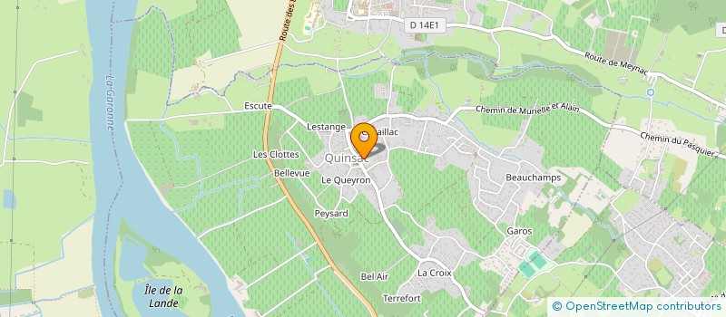 localisation de l'entreprise MADAME JADE RIGOBERT  QUINSAC