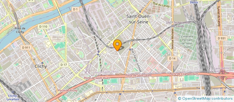 localisation de l'entreprise MADAME JADE RINCLA à SAINT-OUEN-SUR-SEINE
