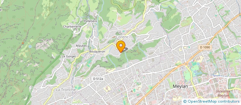 localisation de l'entreprise MADAME JADE ROCHE  CORENC