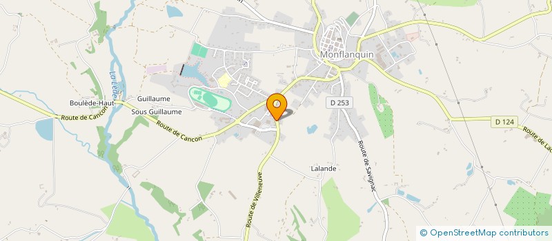 localisation de l'entreprise MADAME JADE ROSIER  MONFLANQUIN