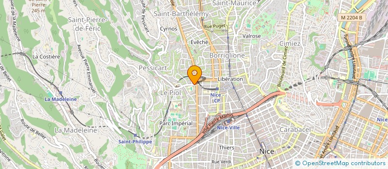 localisation de l'entreprise MADAME JADE ROULAMELLLAH à NICE