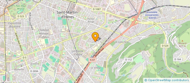 localisation de l'entreprise MADAME JADE ROUX  SAINT-MARTIN-D'HERES