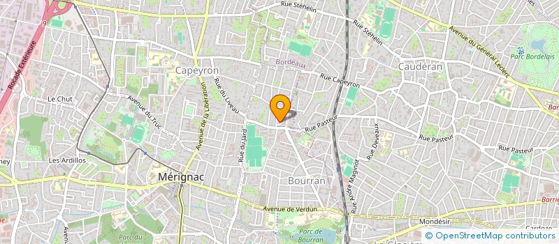 localisation de l'entreprise MADAME JADE SAINT-MARTIN  MERIGNAC