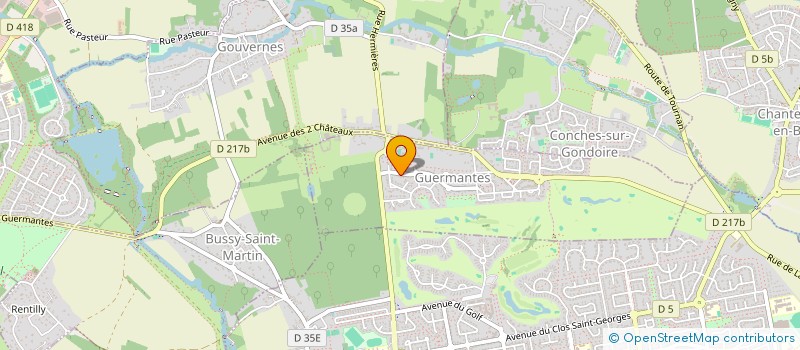 localisation de l'entreprise MADAME JADE SCHAEFFER  GUERMANTES