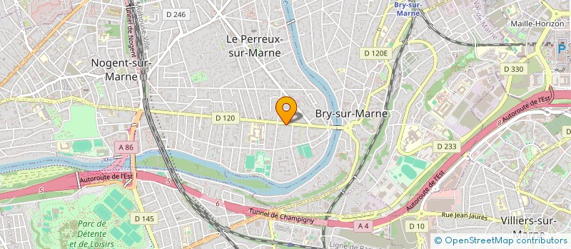 localisation de l'entreprise MADAME JADE SEITZ à LE PERREUX-SUR-MARNE