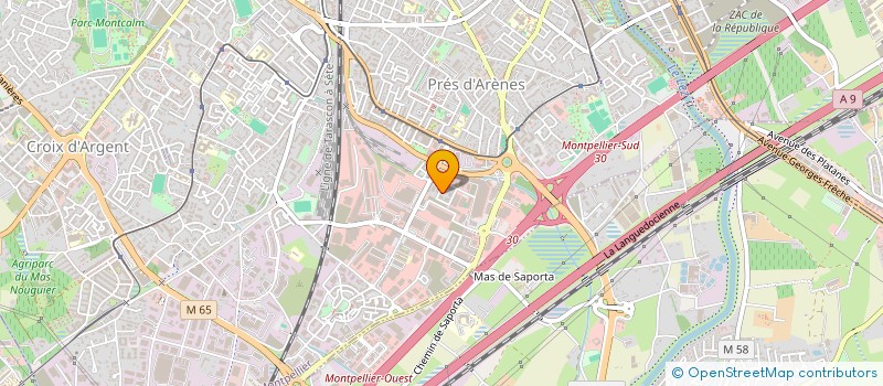 localisation de l'entreprise MADAME JADE SIDOBRE  MONTPELLIER