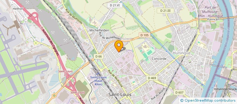 localisation de l'entreprise MADAME JADE SIMOES GOMES  SAINT-LOUIS