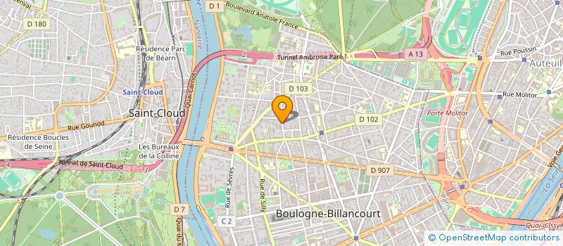 localisation de l'entreprise MADAME JADE SPECQUE à BOULOGNE-BILLANCOURT