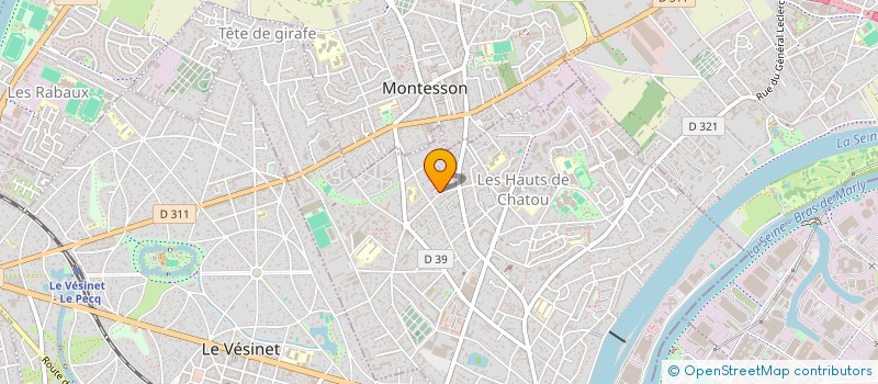 localisation de l'entreprise MADAME JADE TERNON  CHATOU