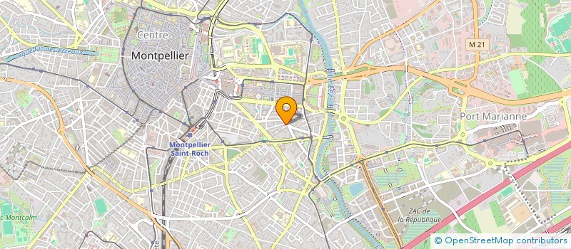 localisation de l'entreprise MADAME JADE VEROLIN à MONTPELLIER