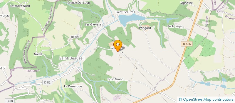 localisation de l'entreprise MADAME JADE VILLENEUVE  ST BEAUZEIL