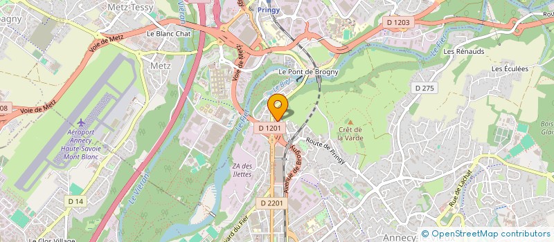 localisation de l'entreprise MADAME JADE VOISEUX à ANNECY