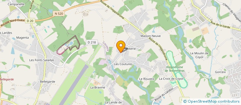 localisation de l'entreprise MADAME JADE WIENERBETT  COUZEIX