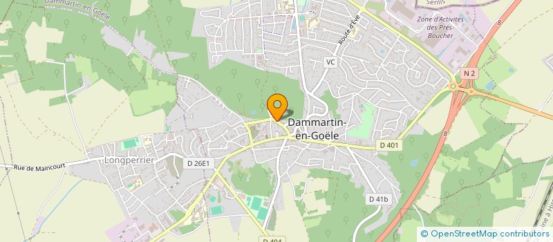 localisation de l'entreprise MADAME JADEN VUEZA  DAMMARTIN-EN-GOELE