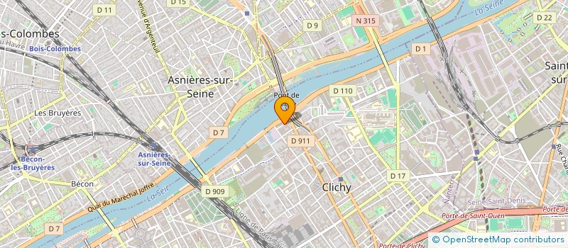 localisation de l'entreprise MADAME JADES BAZELAIS  CLICHY