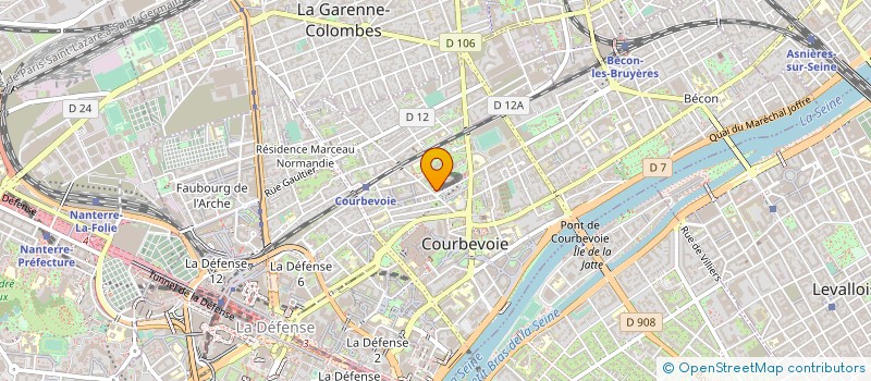 localisation de l'entreprise MADAME JAE IM à COURBEVOIE