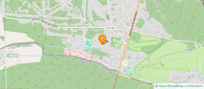localisation de l'entreprise MADAME JAEL AZZARETTI  LAMORLAYE