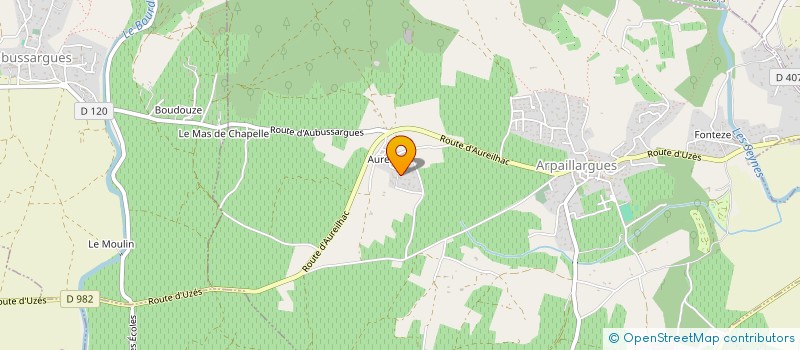 localisation de l'entreprise MADAME JAEL BANKA à ARPAILLARGUES-ET-AUREILLAC