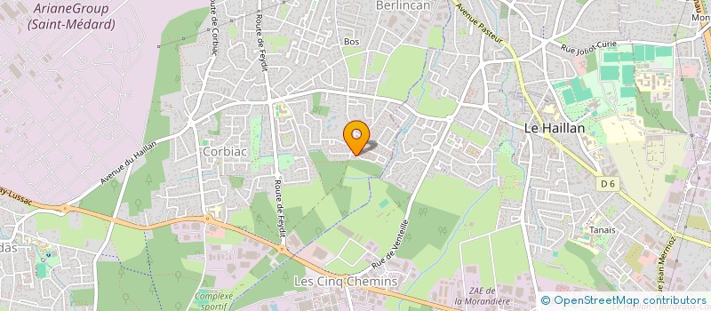 localisation de l'entreprise MADAME JAEL GUILLUY  SAINT-MEDARD-EN-JALLES