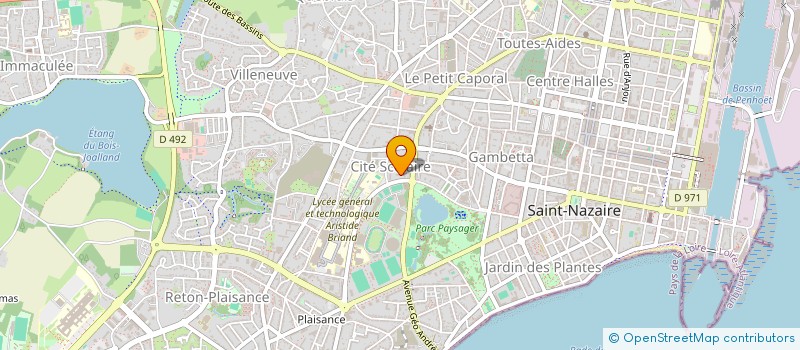 localisation de l'entreprise MADAME JAEL TSOUNG MPANDE  SAINT-NAZAIRE