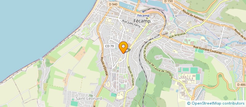 localisation de l'entreprise MADAME JAENA LE MOAL  FECAMP