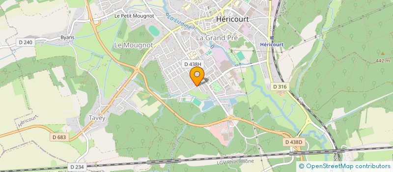 localisation de l'entreprise MADAME JAGODA KACZYNSKA  HERICOURT