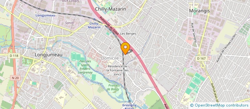 localisation de l'entreprise MADAME JAHARA HAIDARA  CHILLY-MAZARIN