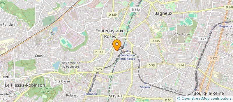 localisation de l'entreprise MADAME JAHINA MAXIMILIEN FRANCOIS à FONTENAY-AUX-ROSES