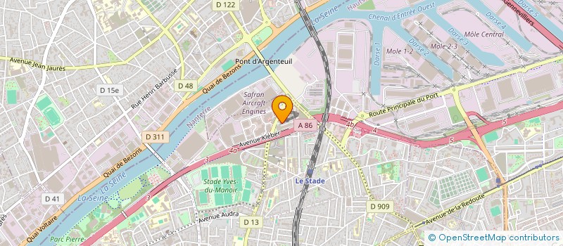 localisation de l'entreprise MADAME JAHINA RAHARISON  COLOMBES