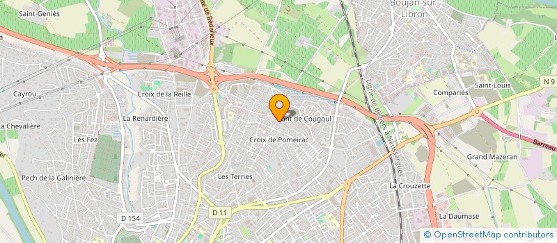 localisation de l'entreprise MADAME JAHYANNE DE LAVAU à BEZIERS