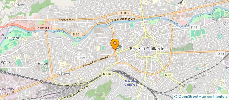 localisation de l'entreprise MADAME JAILYS PECH  BRIVE-LA-GAILLARDE