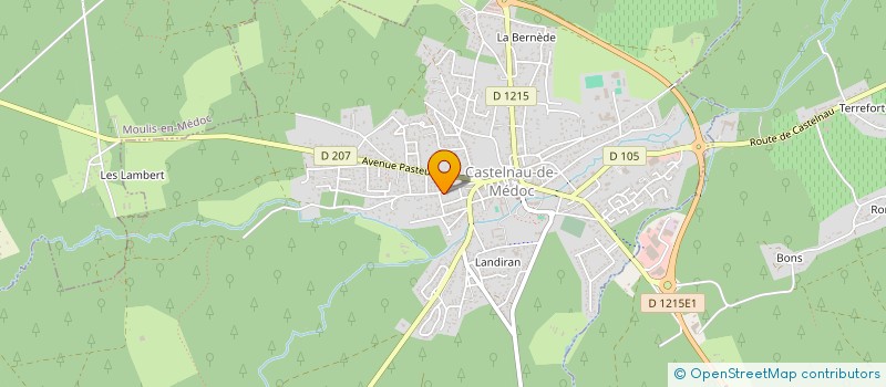 localisation de l'entreprise MADAME JAIR MASSIAH  CASTELNAU-DE-MEDOC