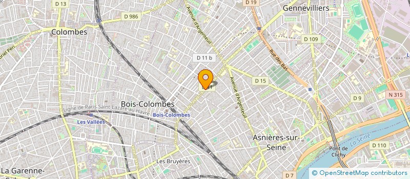 localisation de l'entreprise MADAME JAIRA DE ARRIBA PASCUAL à BOIS-COLOMBES