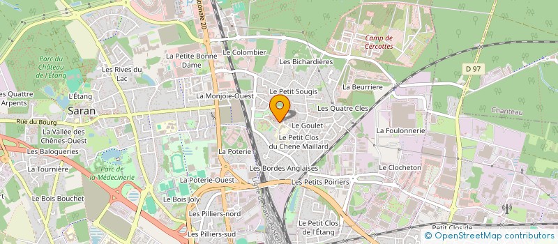 localisation de l'entreprise MADAME JALANE GRONEVELTD à SARAN