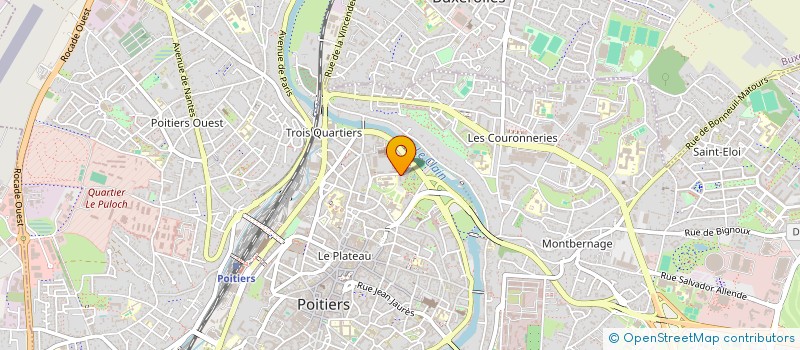 localisation de l'entreprise MADAME JALEH TALEBPOURAMIRI à POITIERS